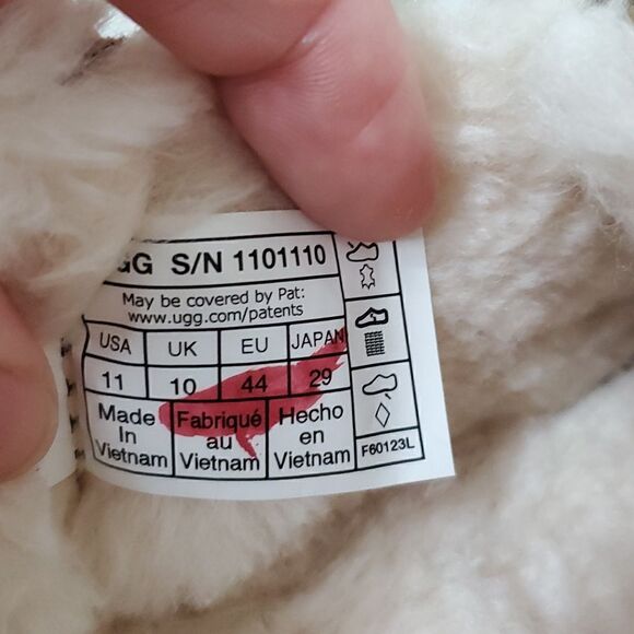 UGG Ascot Slipper Chestnut Suede Wool Comfort Loafer Men's US 11 New - Picture 10 of 12